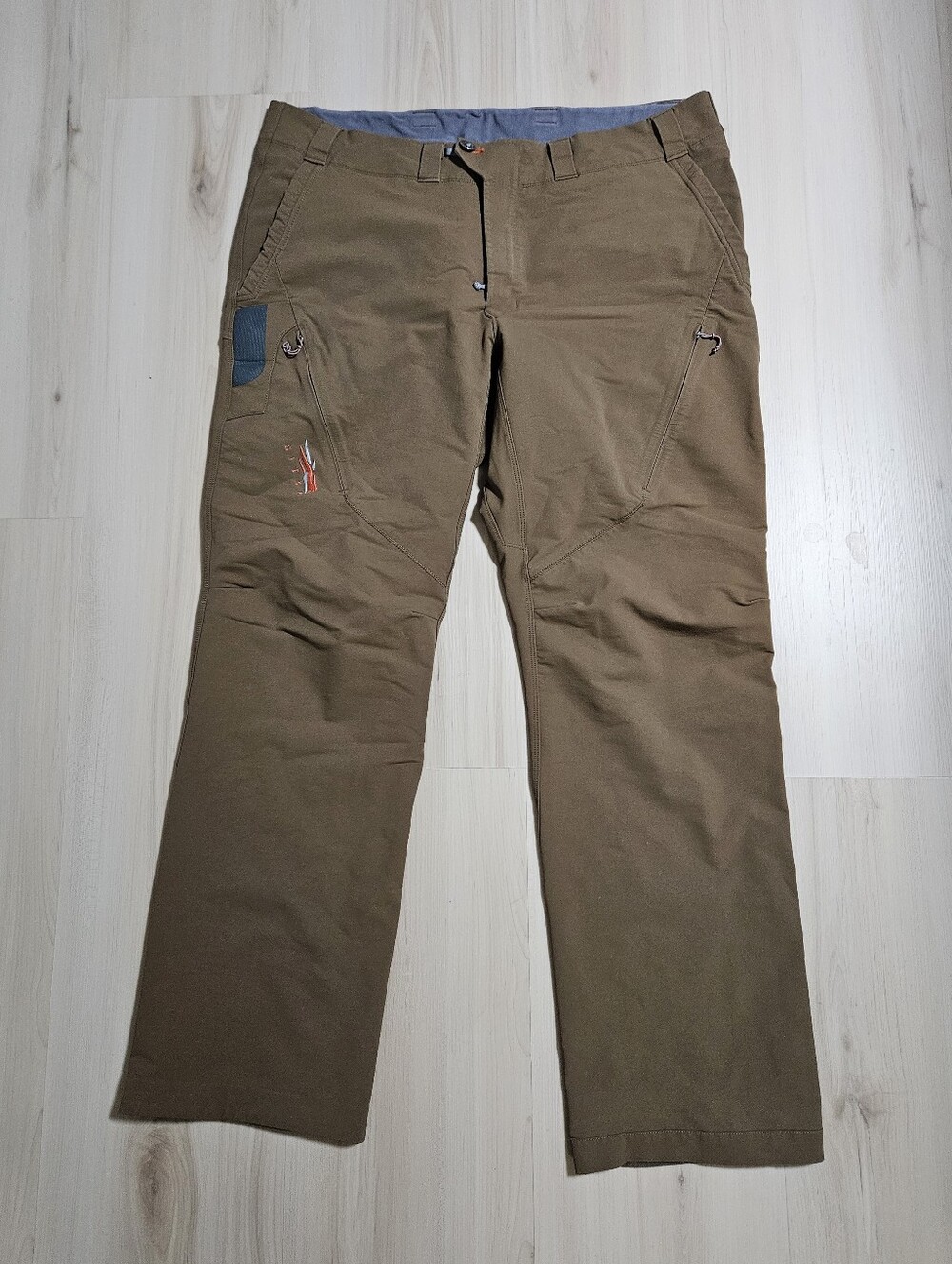 Sitka Grinder Pants Mud Brown Mens 42 Nylon Blend Stretch Cargo Hunting
